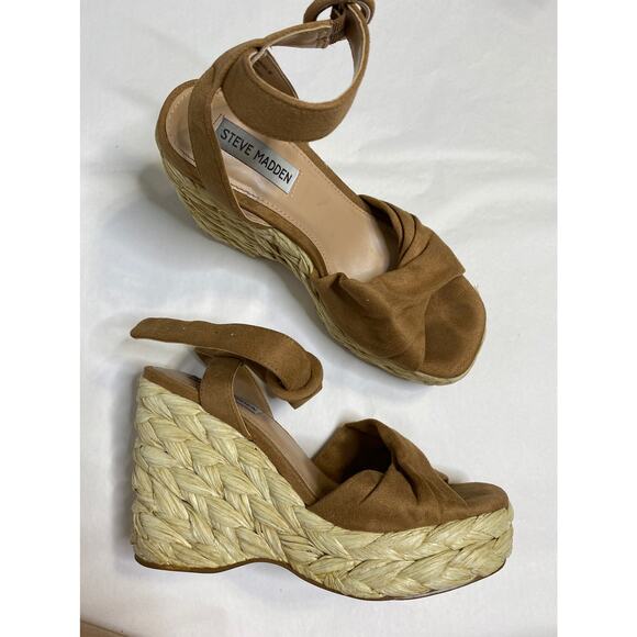 Steve Madden Poloma Espadrille Sandal in Tan 7 M - Picture 3 of 7